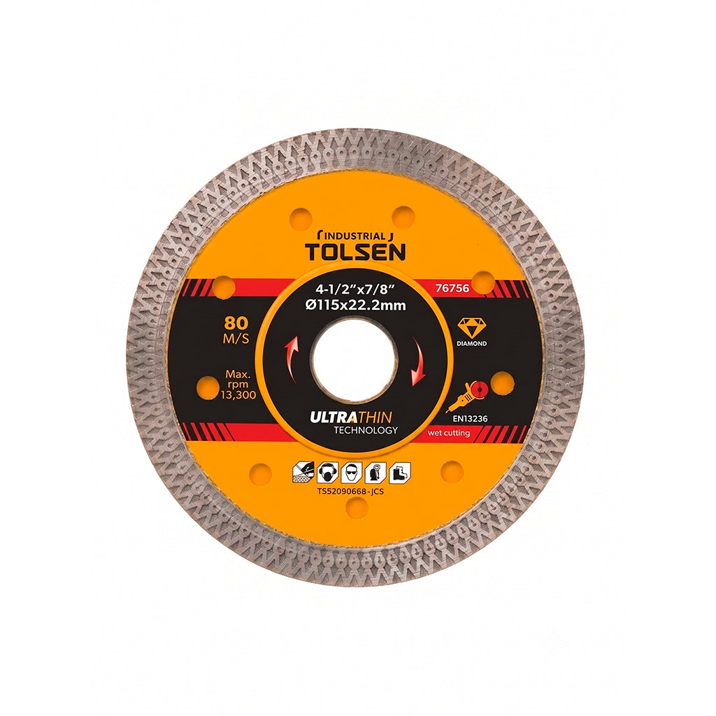 Disco de corte diamantado Ultrafino Premium Tolsen