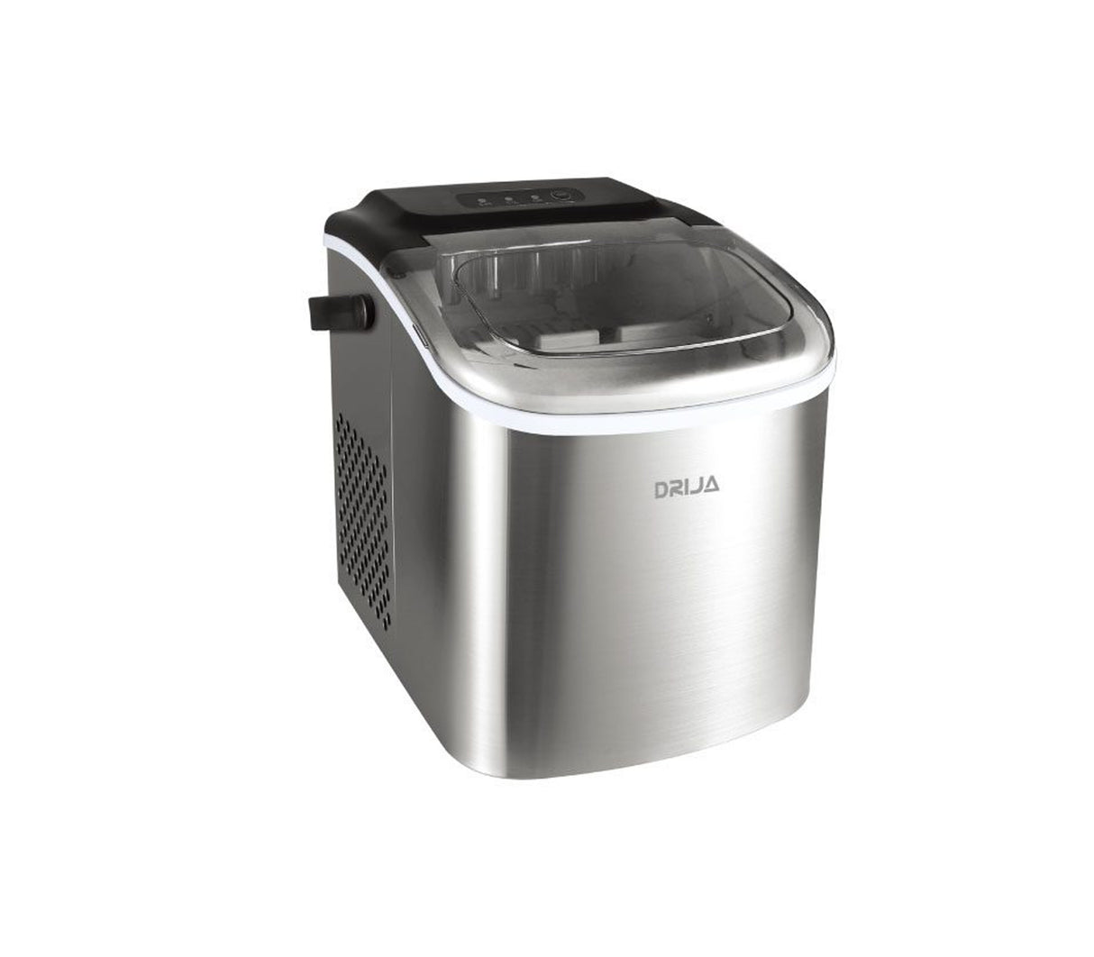 Fabricador de hielo 12kg-24horas acero Drija