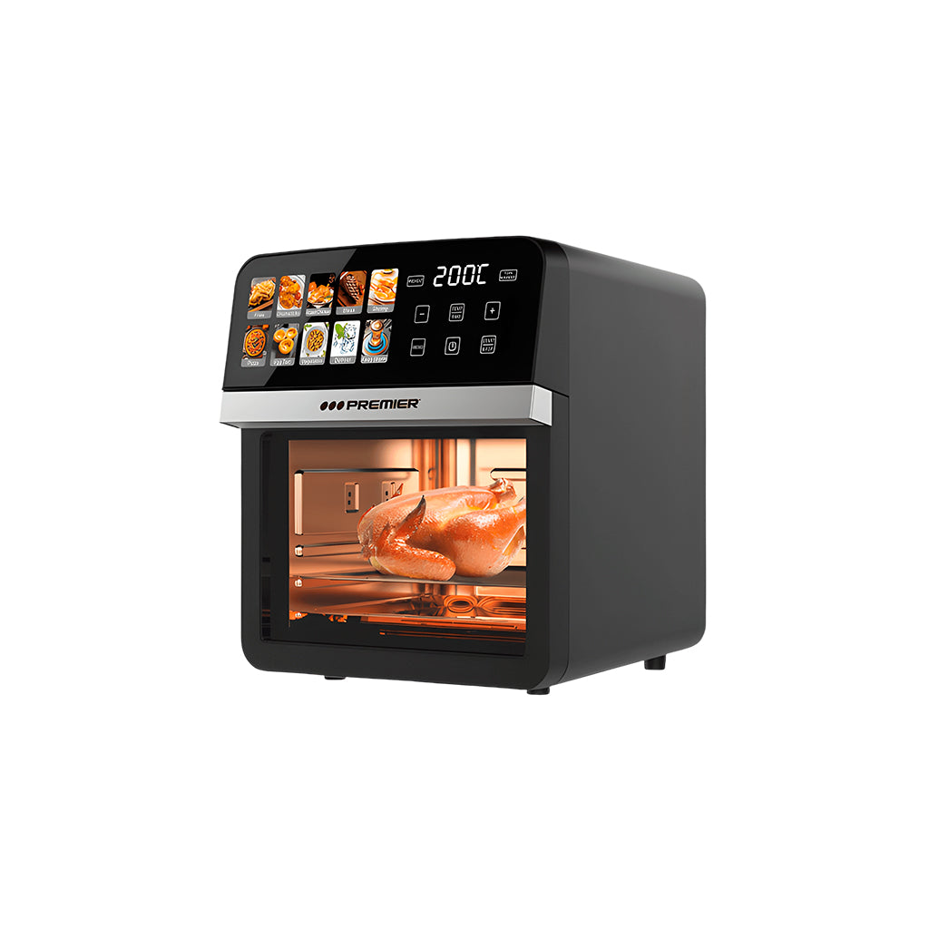 Freidora de aire 10.5 litros 1500W con pantalla táctil negro Premier