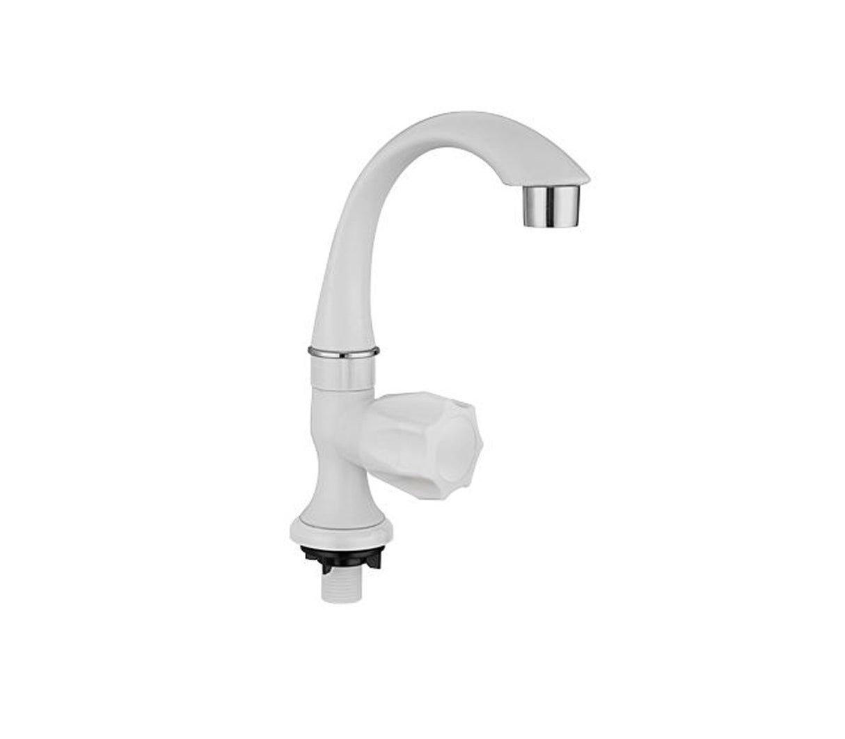 Grifería individual ABS para fregadero blanco Run