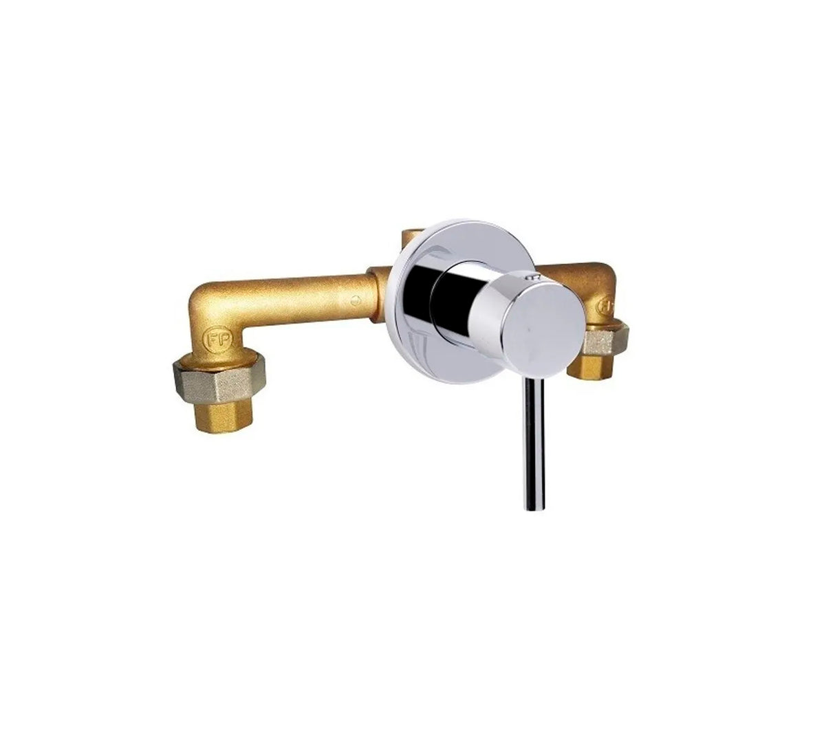 Grupo ducha doble 8" manilla río con adaptadores FP