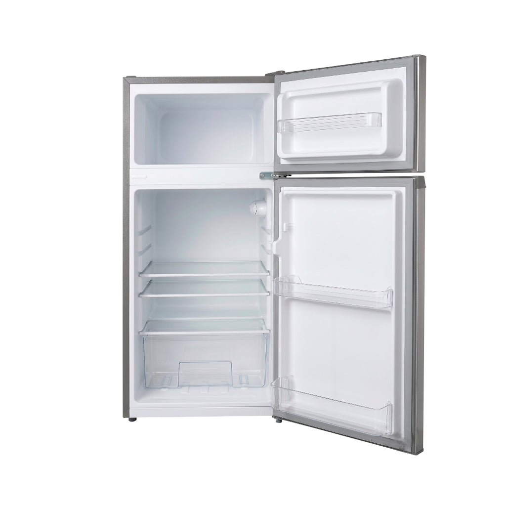 Nevera ejecutiva Top Mount Prestige Duo 4.2 pies con escarcha acero inoxidable Gtronic