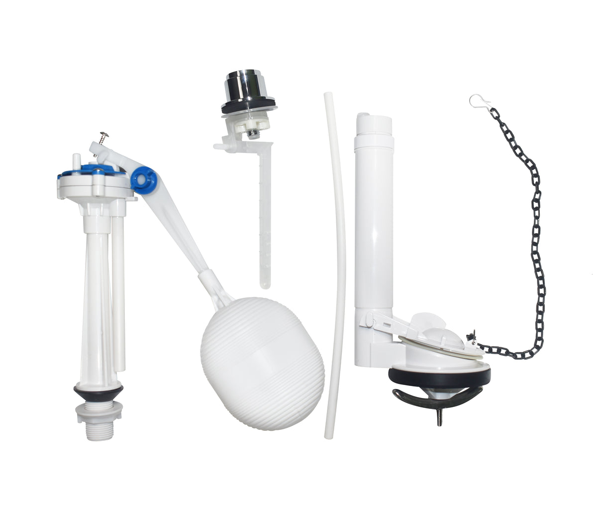 Herraje 2" para inodoro de 1 pieza con botón de descarga lateral Faguax