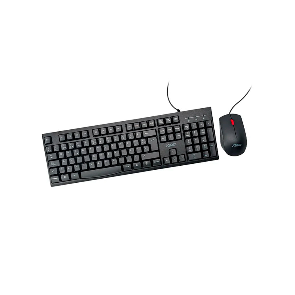 Combo teclado + mouse USB JPKM-100 black Jemip