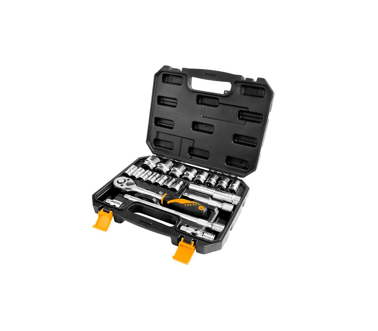 Juego de 22 piezas 1/2" dados milimétricos Tolsen