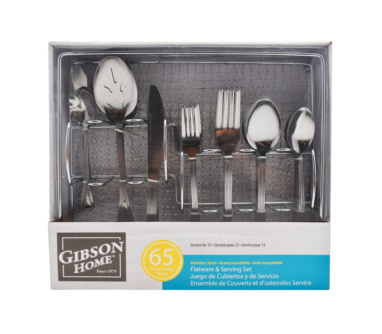 Juego de cubiertos 65 piezas Gibson