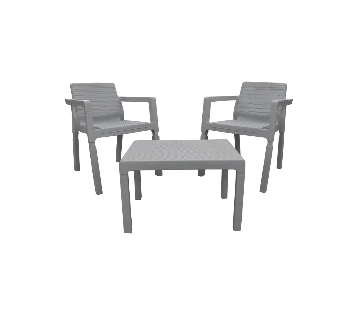 Juego de muebles con mesa de centro para exteriores/interiores Colibrí Colplast