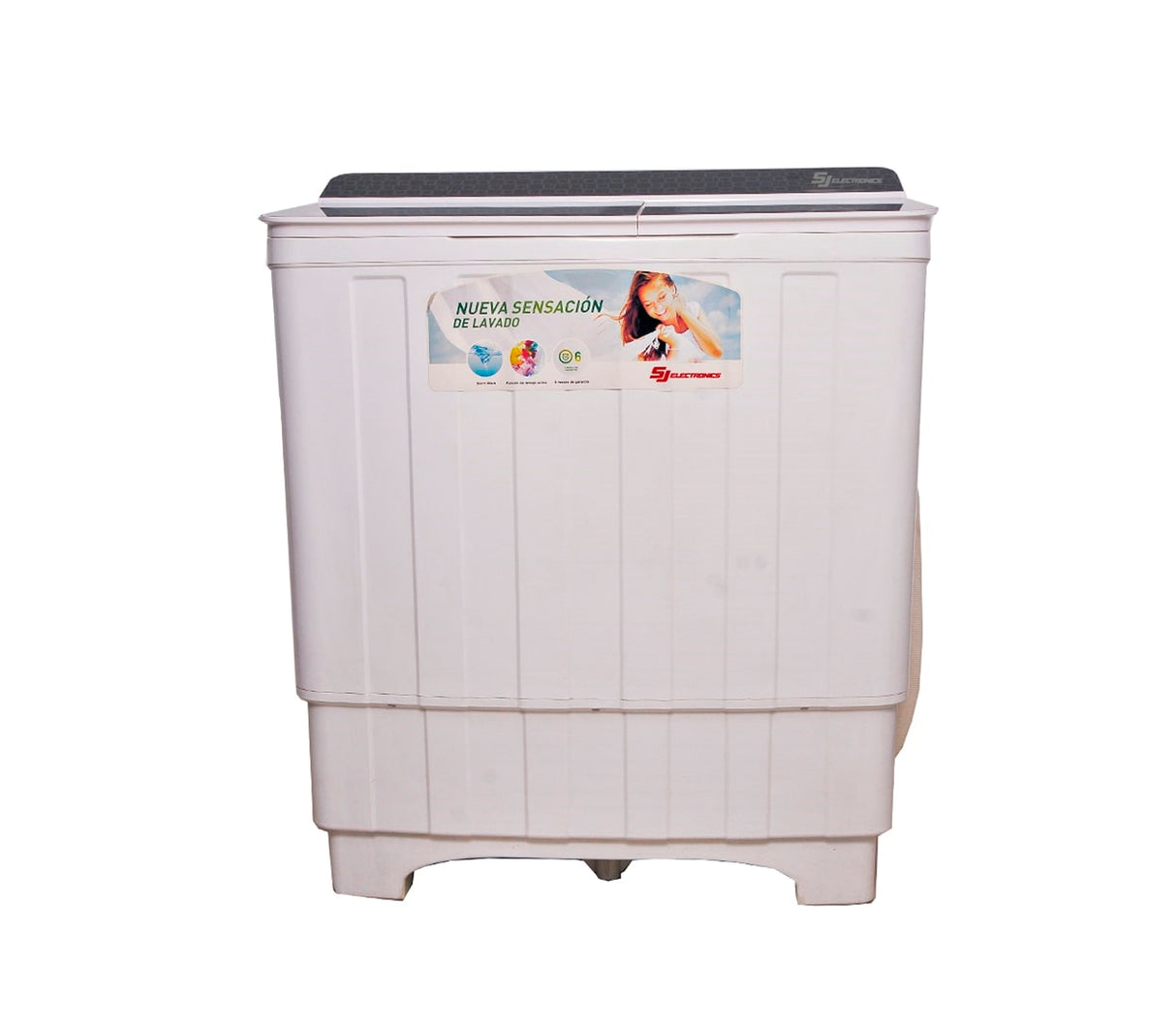 Lavadora doble tina 15kg negro/Blanco