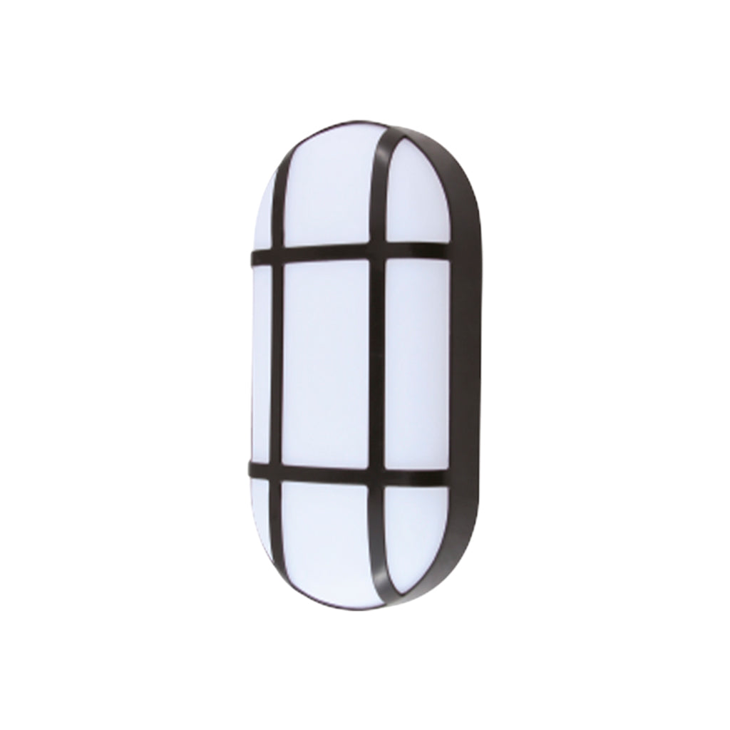 Vapoleta LED ovalada decorativa 24W Negra Lumistar