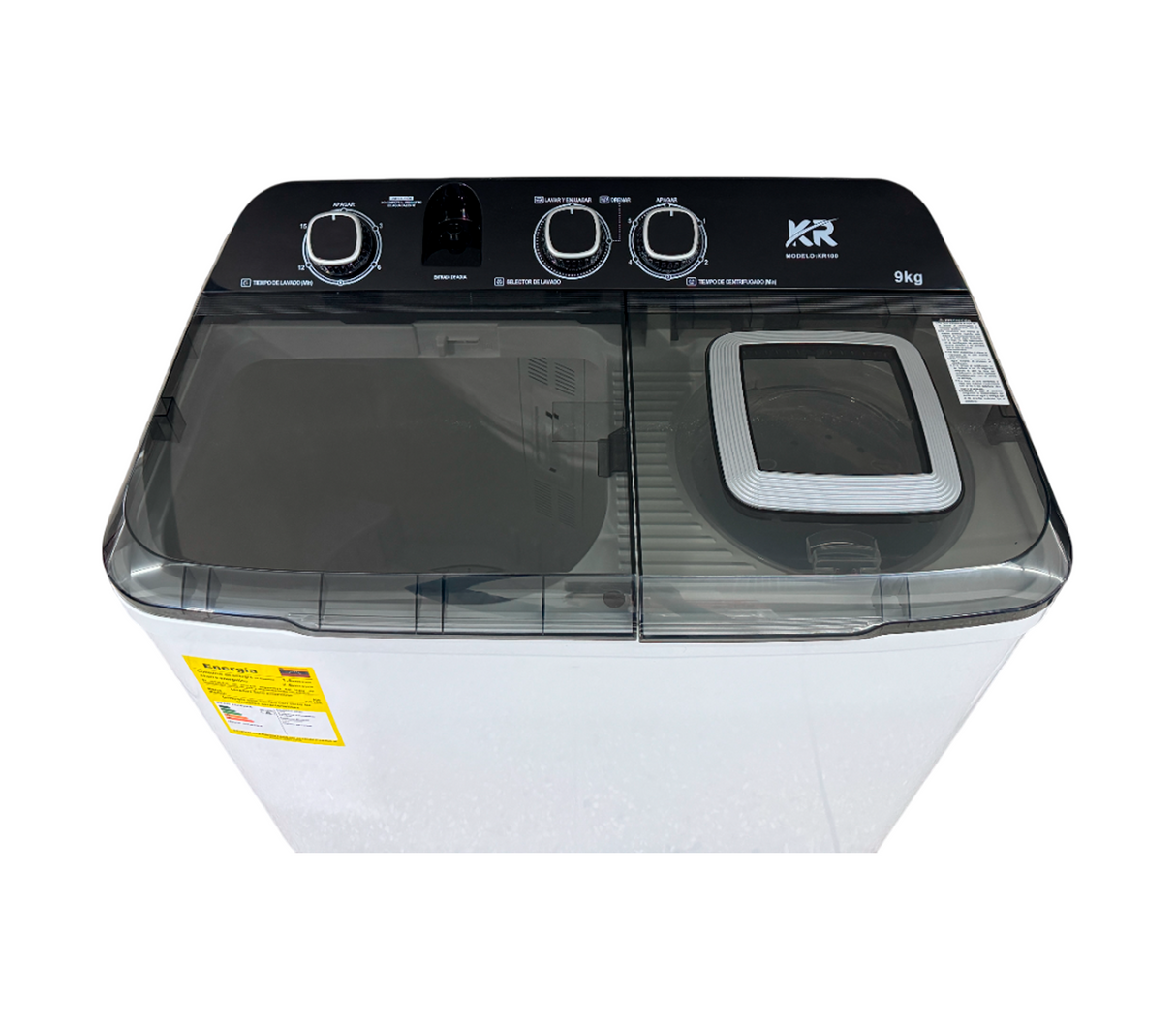 Lavadora 9 kg doble tina Kr
