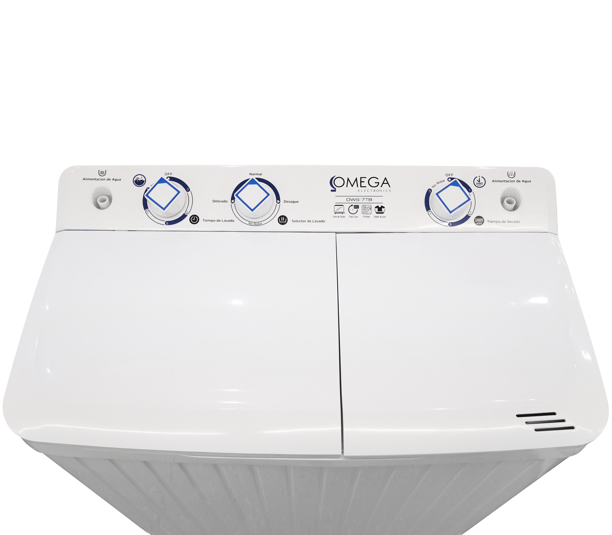 Lavadora doble tina 7 kilos OWS-7TB Omega Electronics