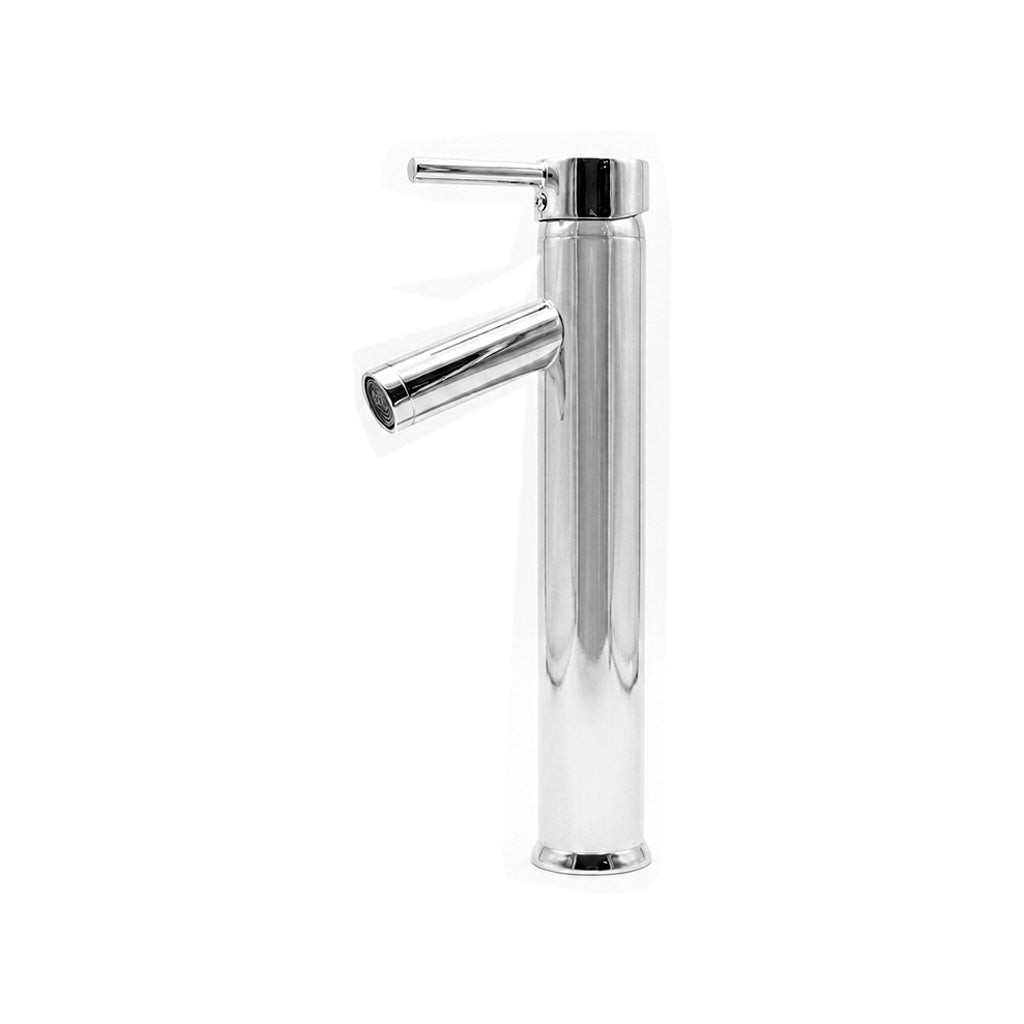 Llave para lavamanos monomando cromado plata Benijo Faguax