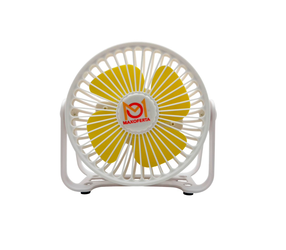 Mini ventilador portátil recargable blanco Maxoferta