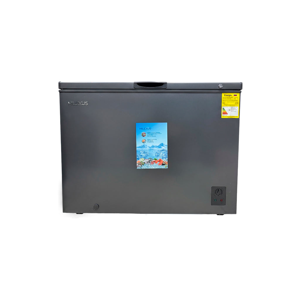 Congelador horizontal 10.60 pies gris Milexus