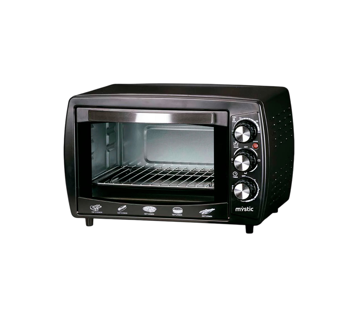 Horno Tostador 20 litros Negro Mystic