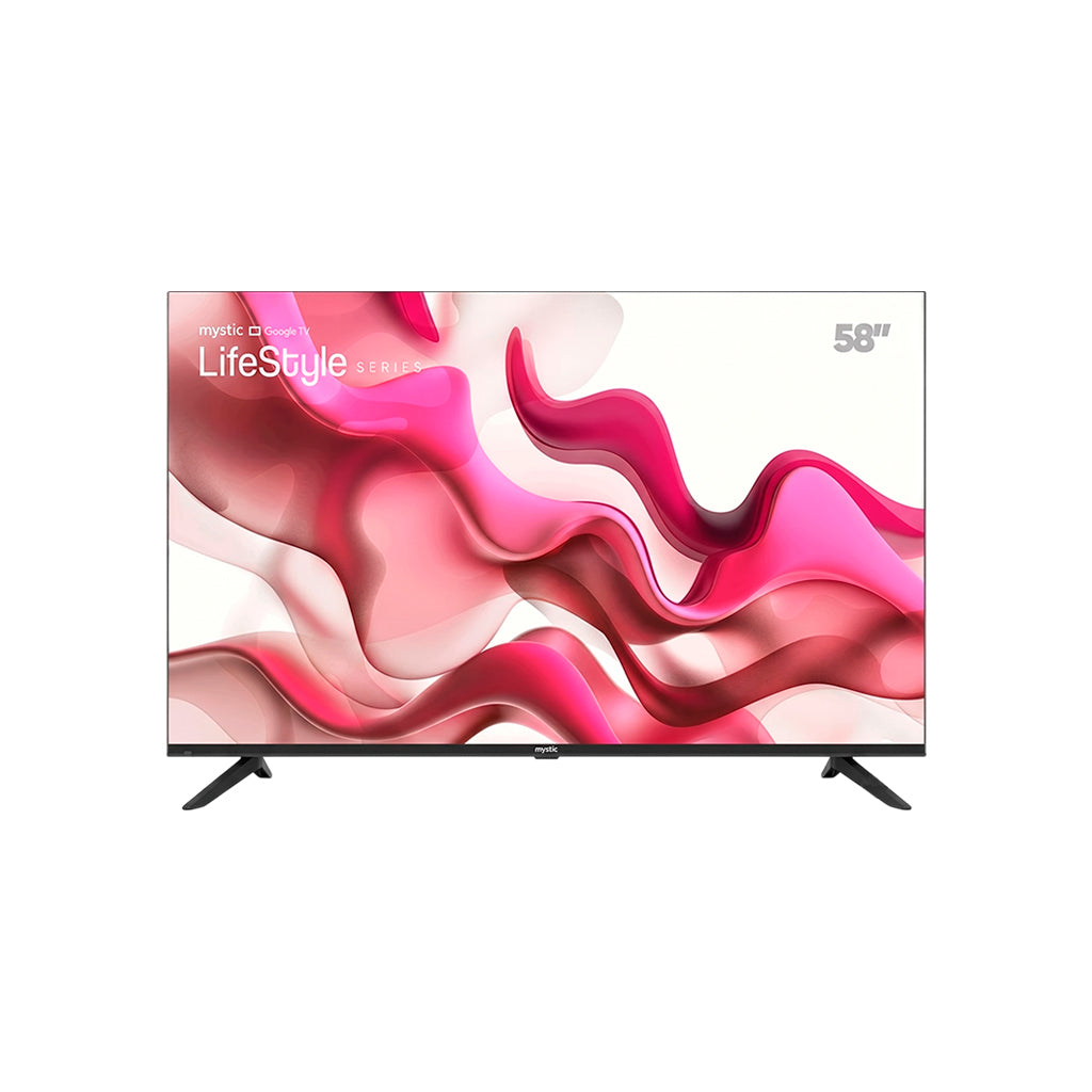 Smart TV 58" Ultra HD sin marco Google TV Mystic