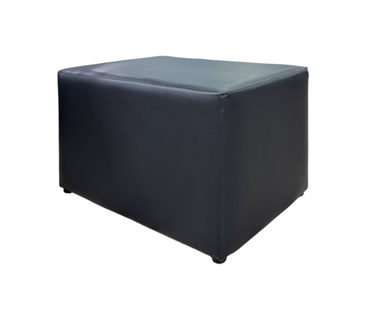 Mesa de centro rectangular tapizado bipiel negro Mon Flex