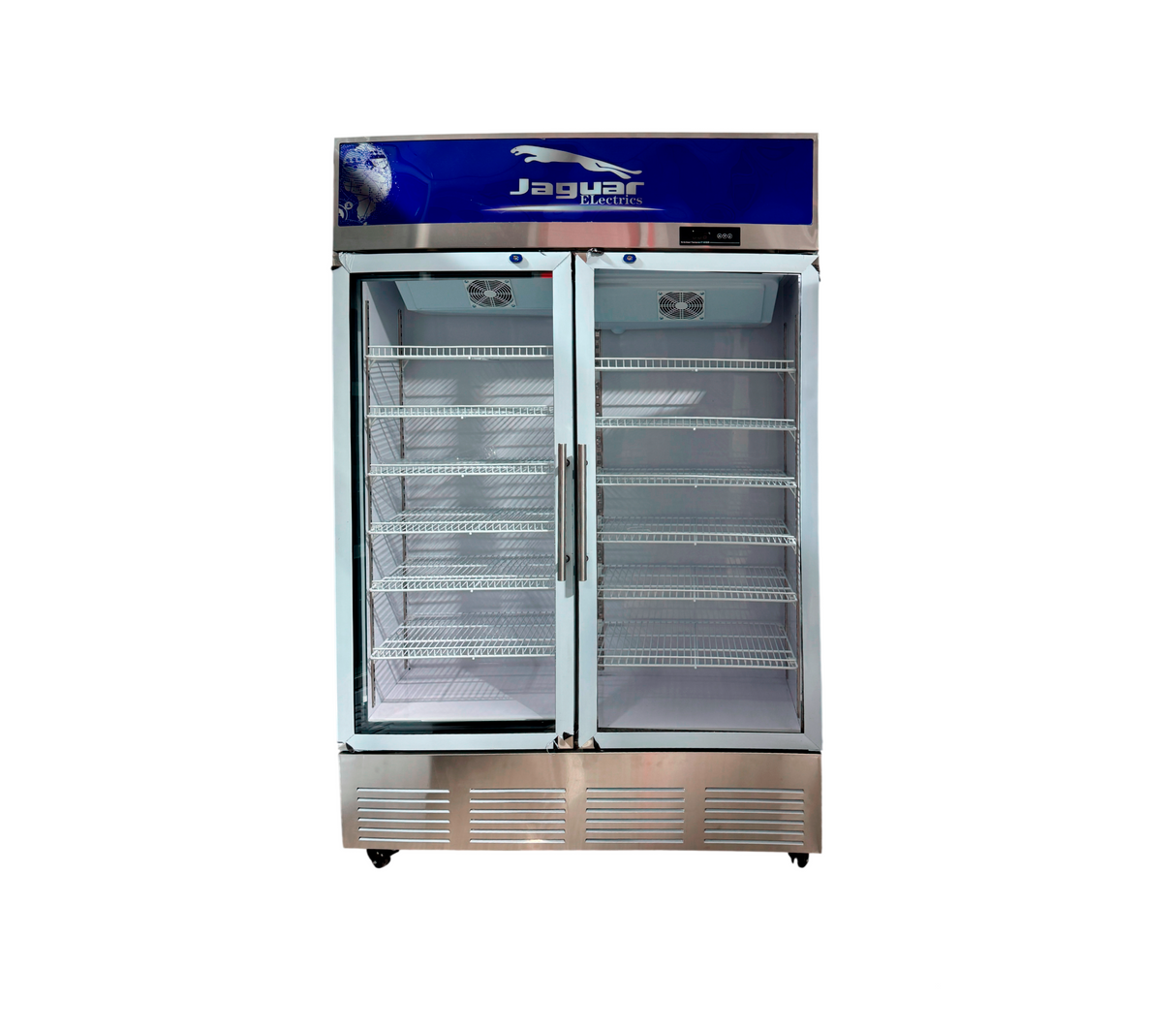 Nevera Exhibidora 2 Puertas 700L Acero Inoxidable Jaguar