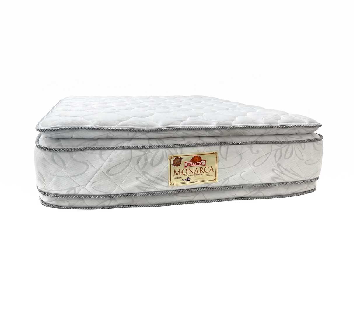Colchón matrimonial 140cm x 190cm 2 pillow ortopédico Monarca Paradise