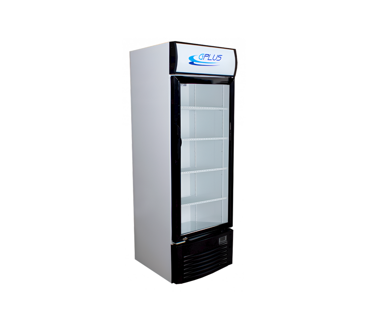 Nevera exhibidor vertical 9 pies sin escarcha 110V blanco/negro ref.nev1f Gplus