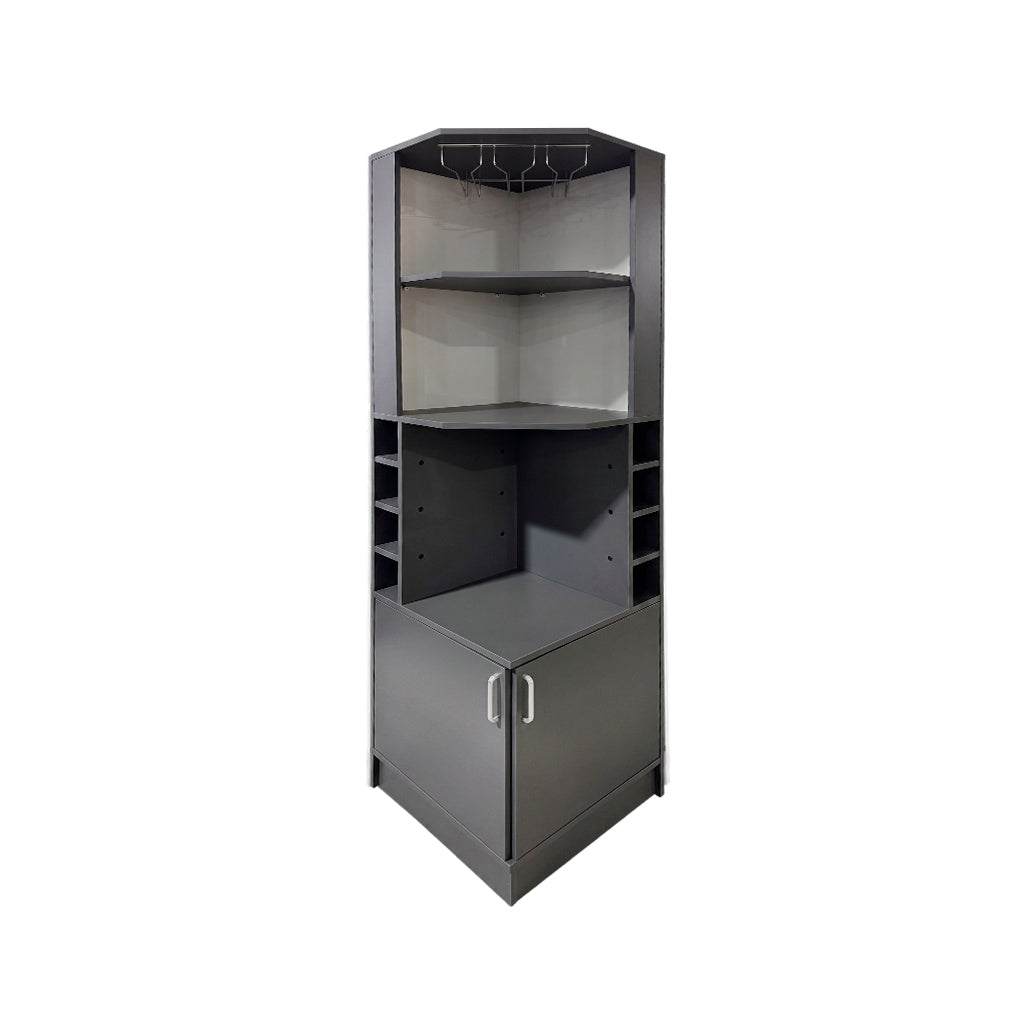 Mueble esquinero tipo bar color surtido 180x50x50cm Powerfik