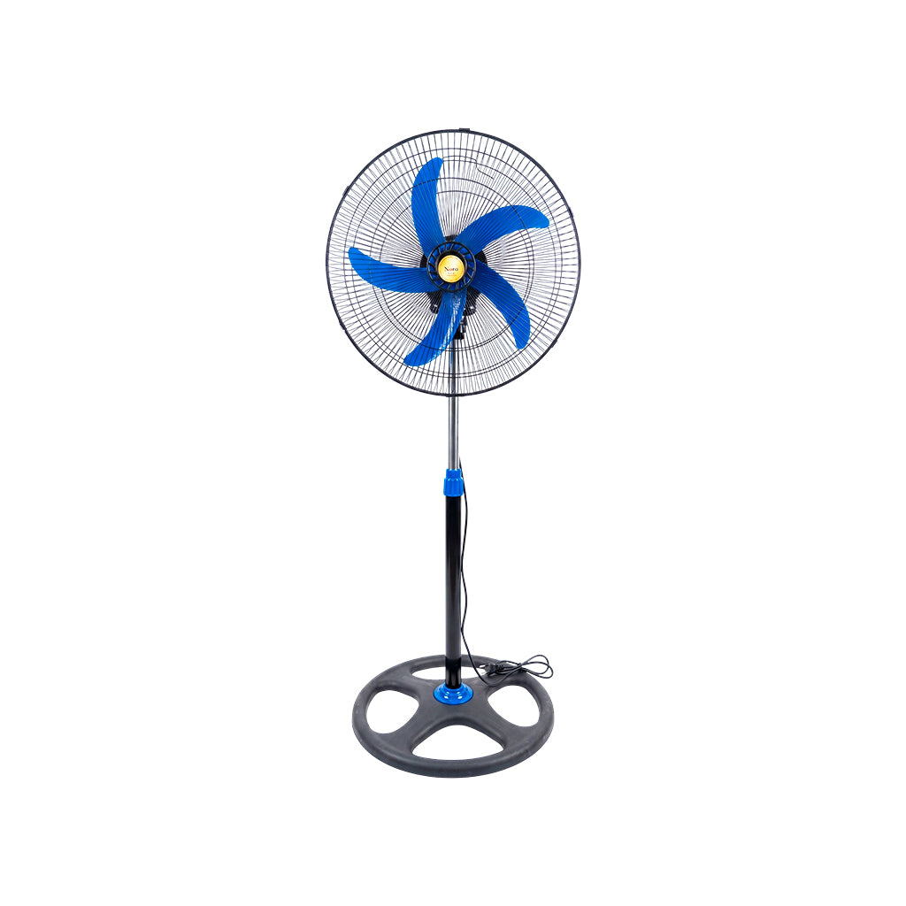 Ventilador pedestal 18" Azul 5 aspas plástica Nero