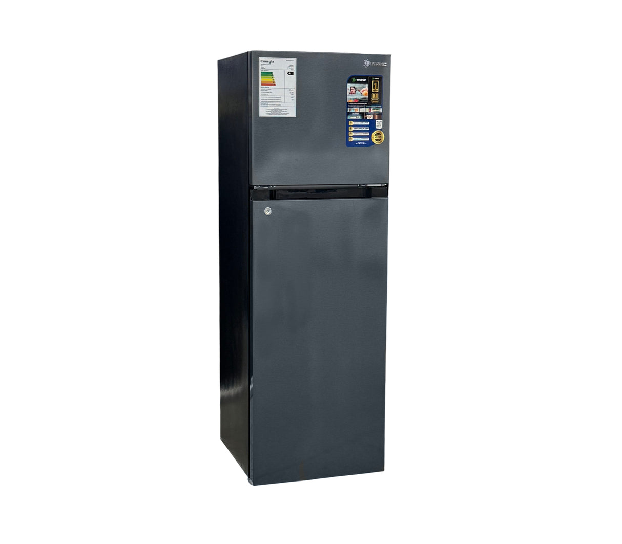 Nevera 2 puertas con escarcha 180 litros gris Gtronic