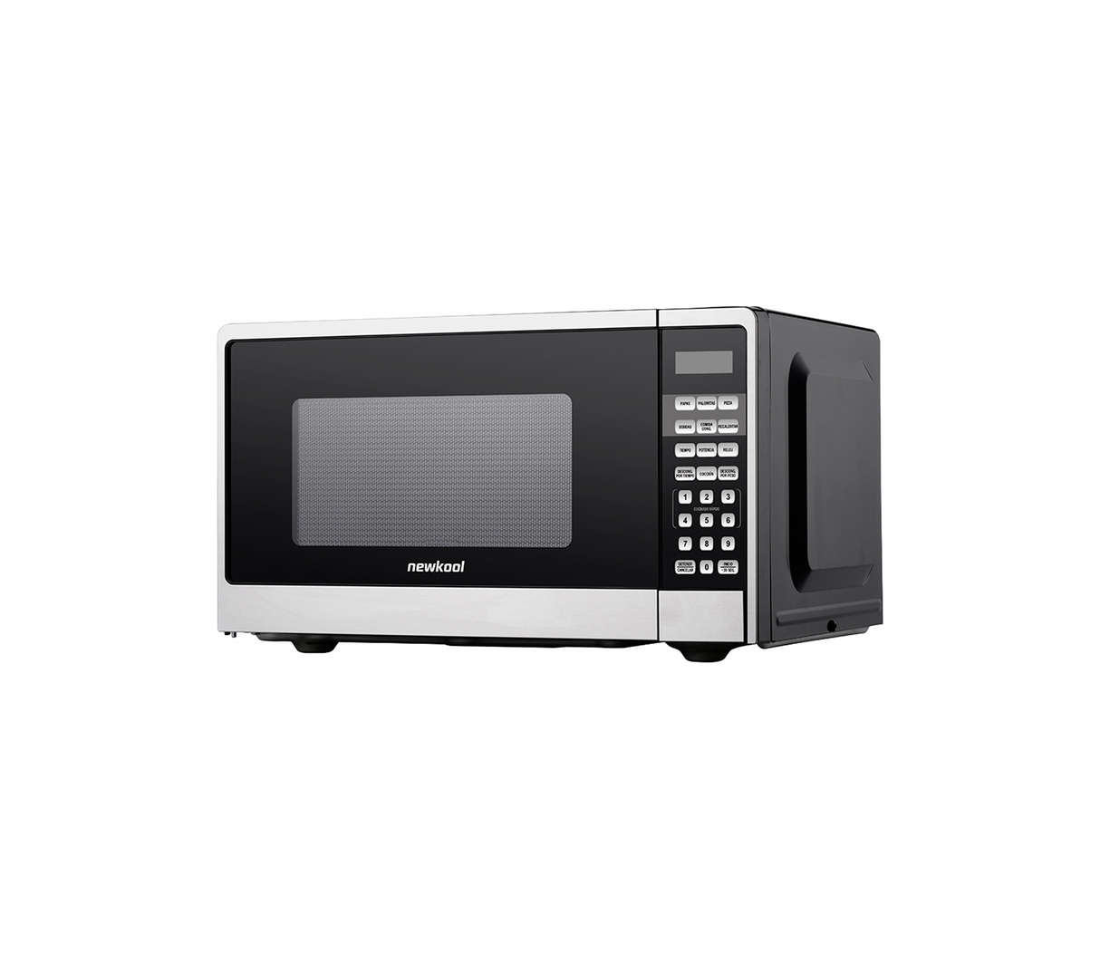 Horno microondas 30 litros acero/negro Newkool