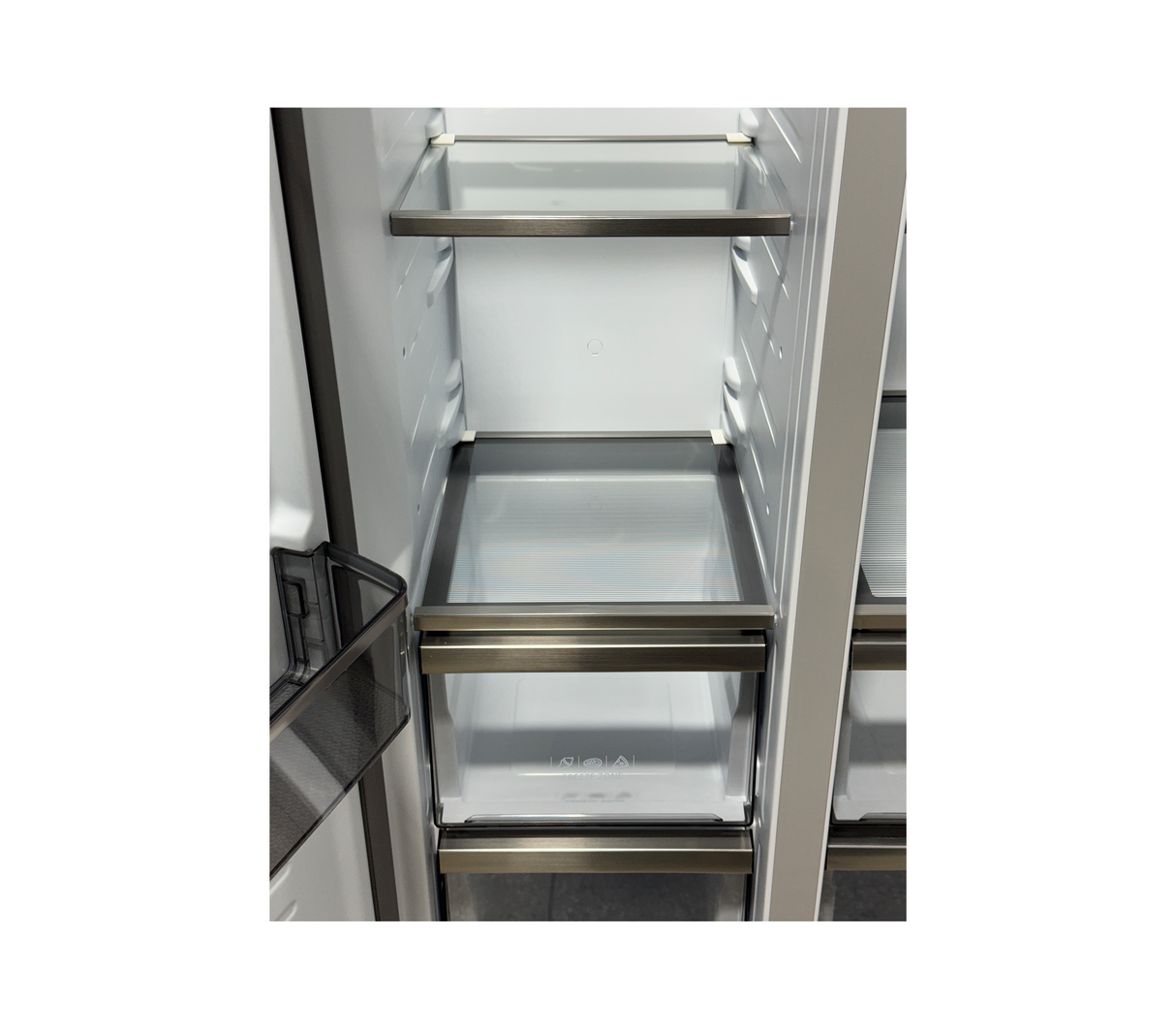 Nevera side by side 440 lts acero Vetrux