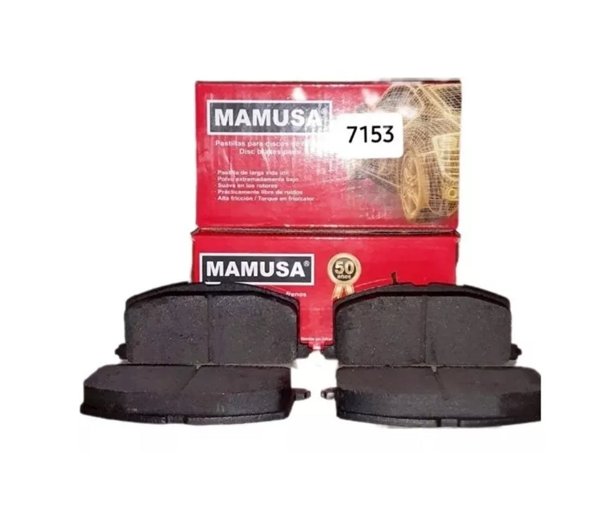 Pastillas de freno Toyota Corolla, Tercel = 7152 Delanteras Mamusa