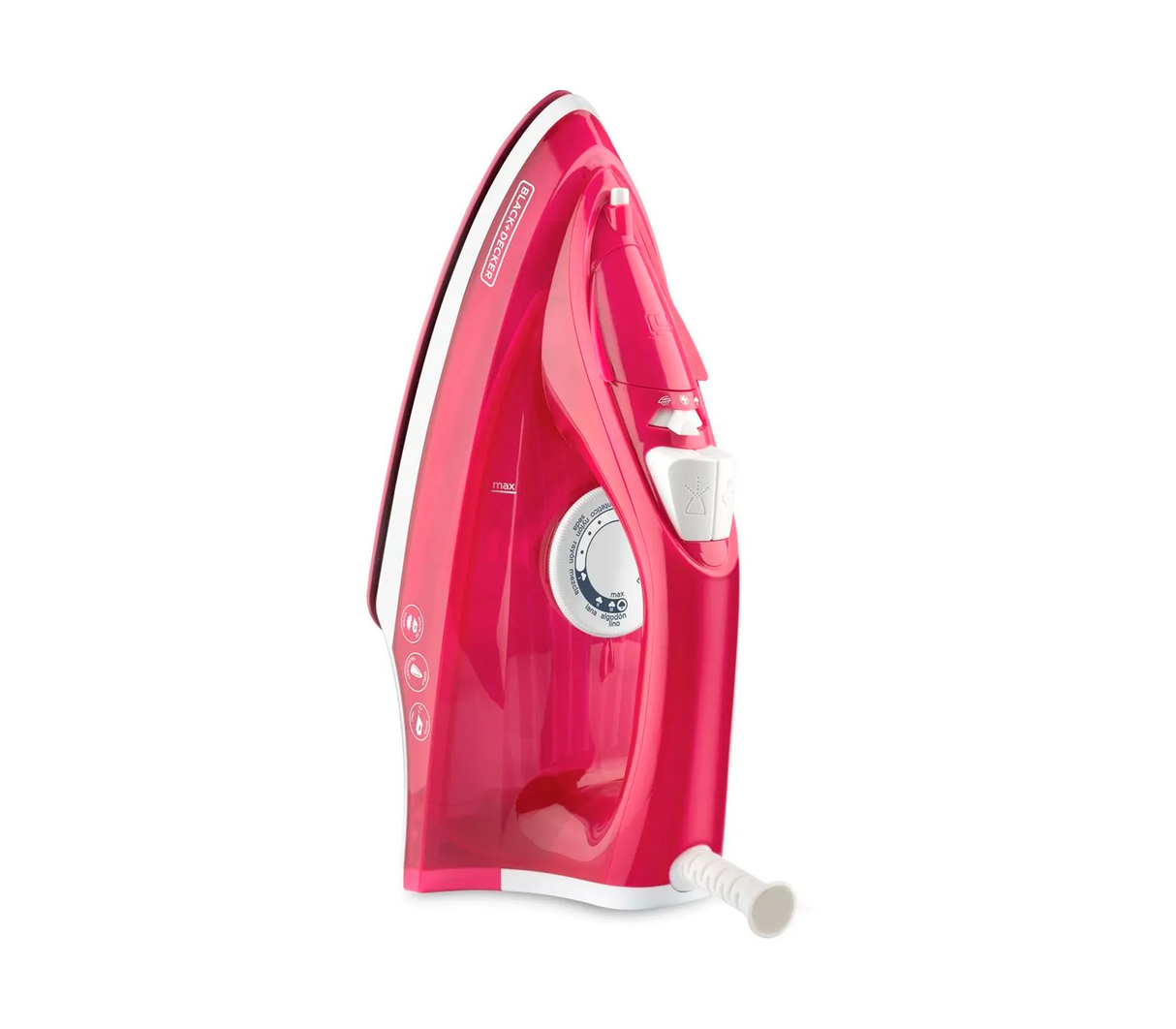 Plancha a vapor Trueglide Colors Fucsia Black & Decker