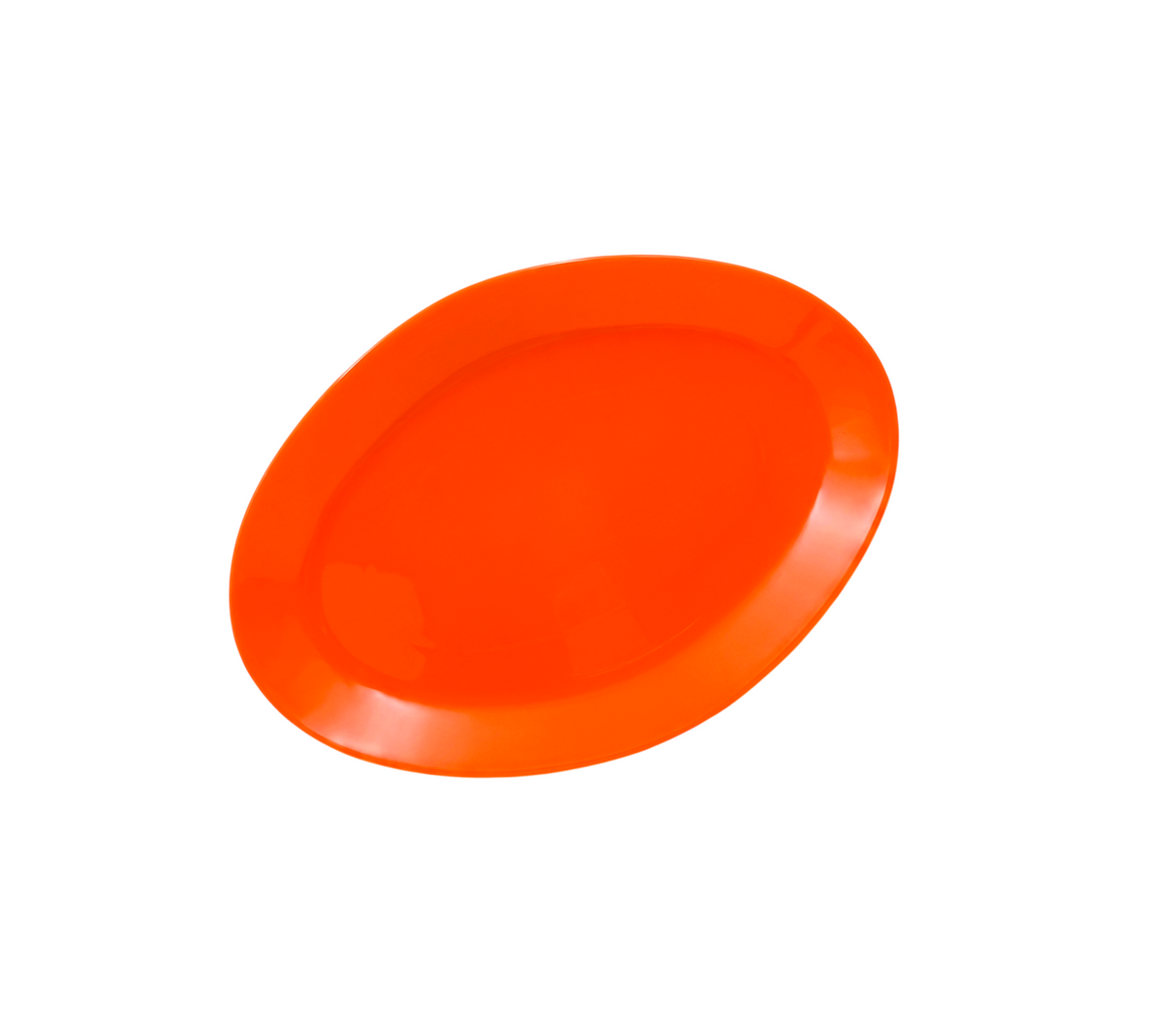Plato Ovalado Grande Naranja Moserplas