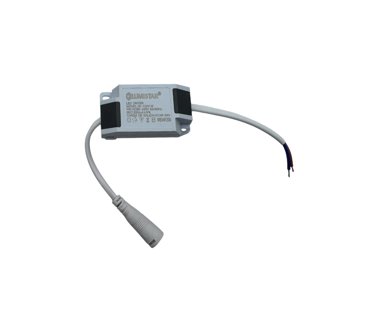 Panel LED superficial redondo 12W luz blanca Lumistar