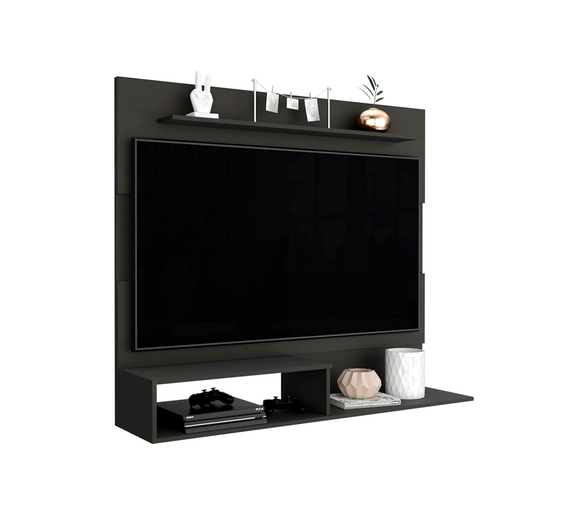 Panel para tv 120x140x31.5cm Mod.11927 wengue Pk