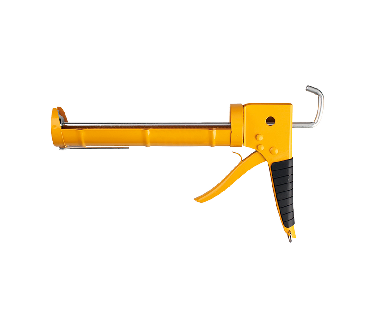 Pistola de silicón de cartucho 9" amarilla Isonic