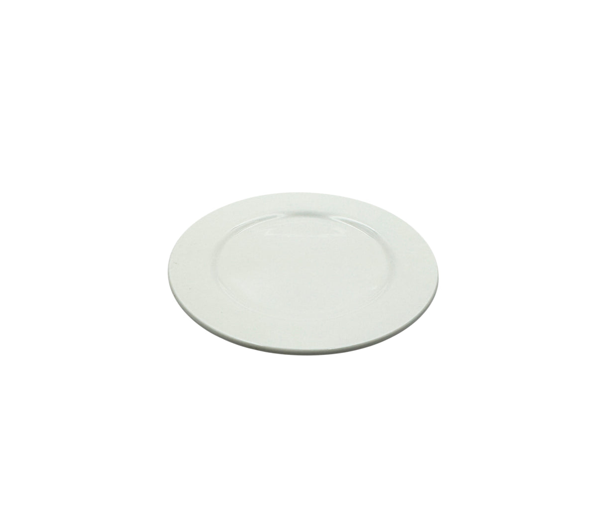 Plato llano redondo porcelana 8" Mo Import