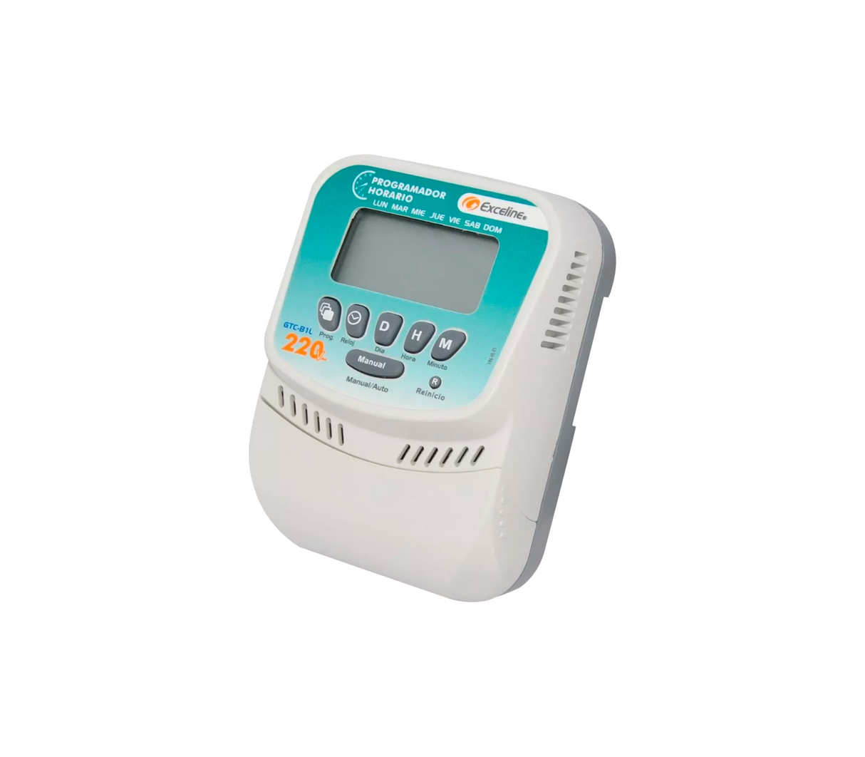 Programador de horario digital c/salida alta carga 120/220vac Exceline