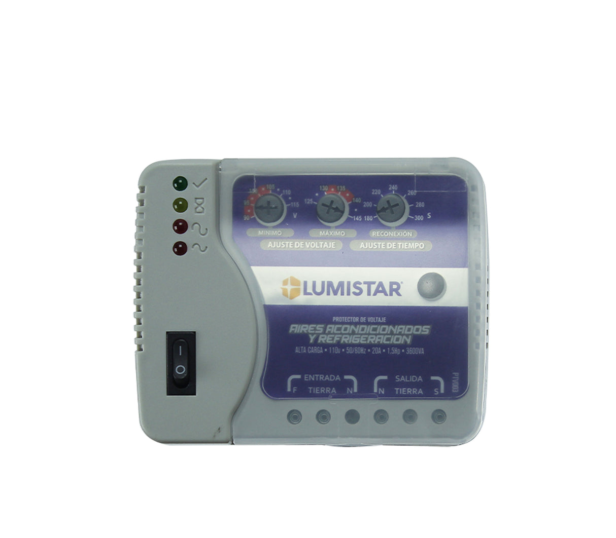 Protector de Voltaje para Aire y Refrigerador 110V Lumistar
