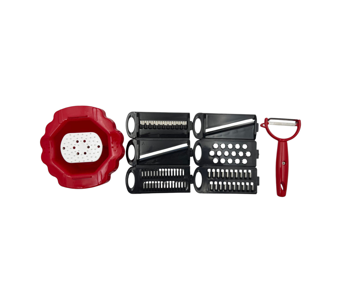 Rebanadora + cortadora multiuso 6 en 1 Sujoya