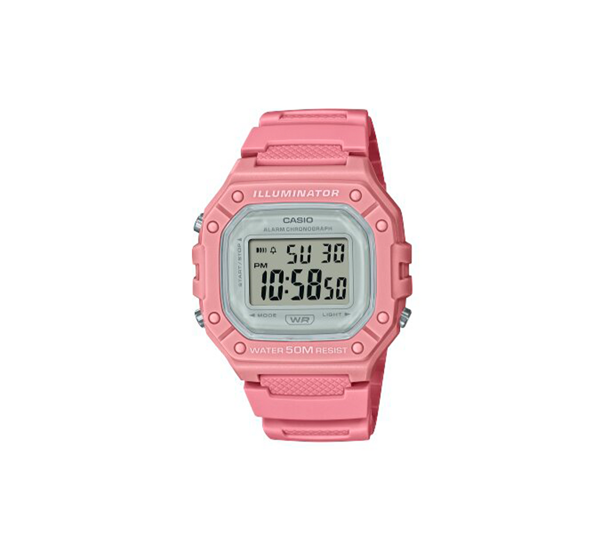 Reloj digital deportivo para dama fucsia Casio