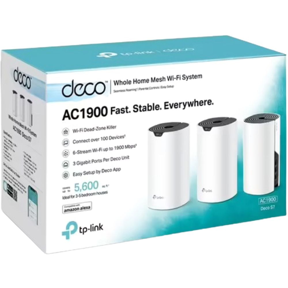 Deco S7 3 Pack AC1900 Whole Home TP-Link