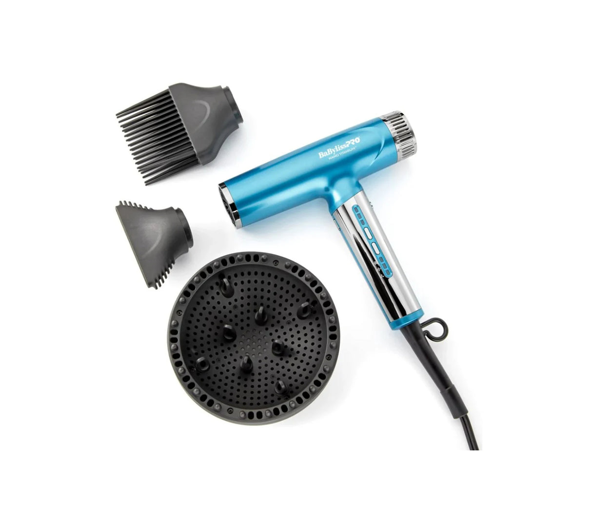 Secador de cabello Prof ultra liviano nano titanium 1400W BaBylissPRO