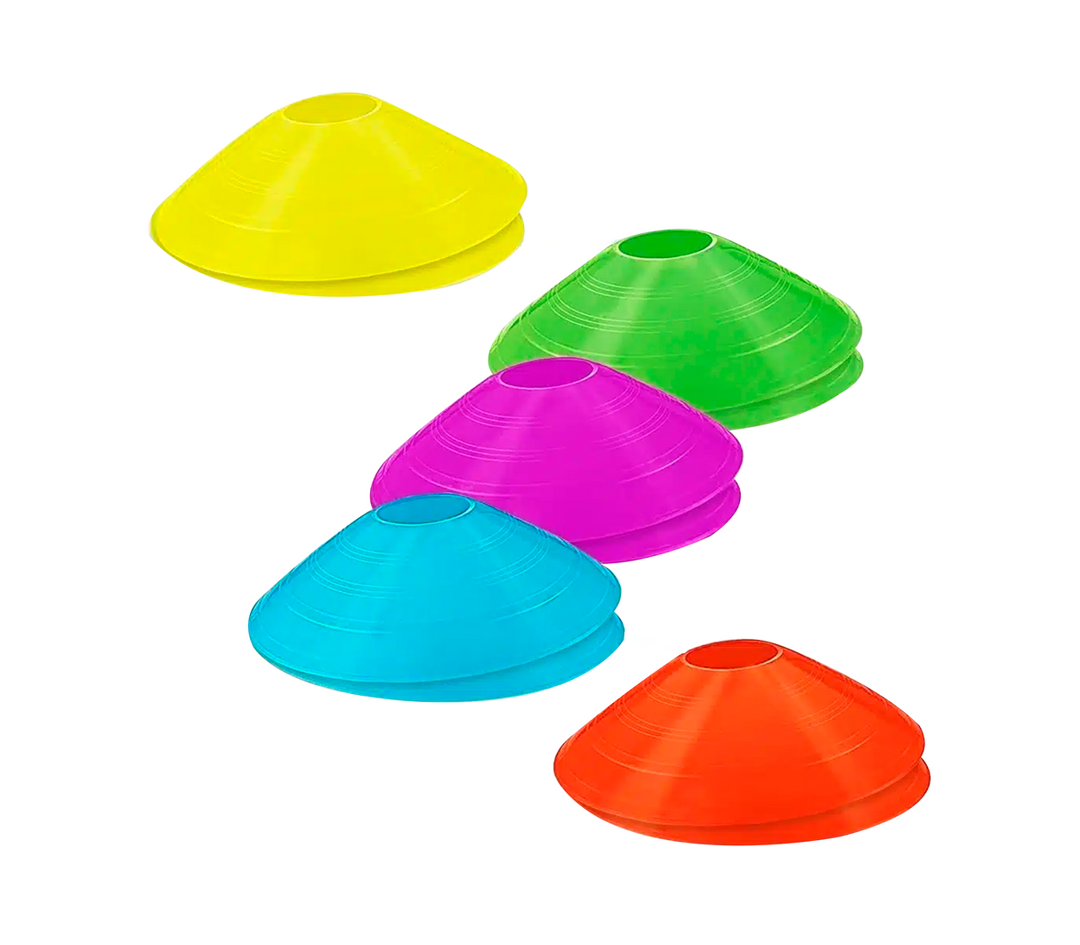 Set de conos platillos entrenamiento flexibles K6