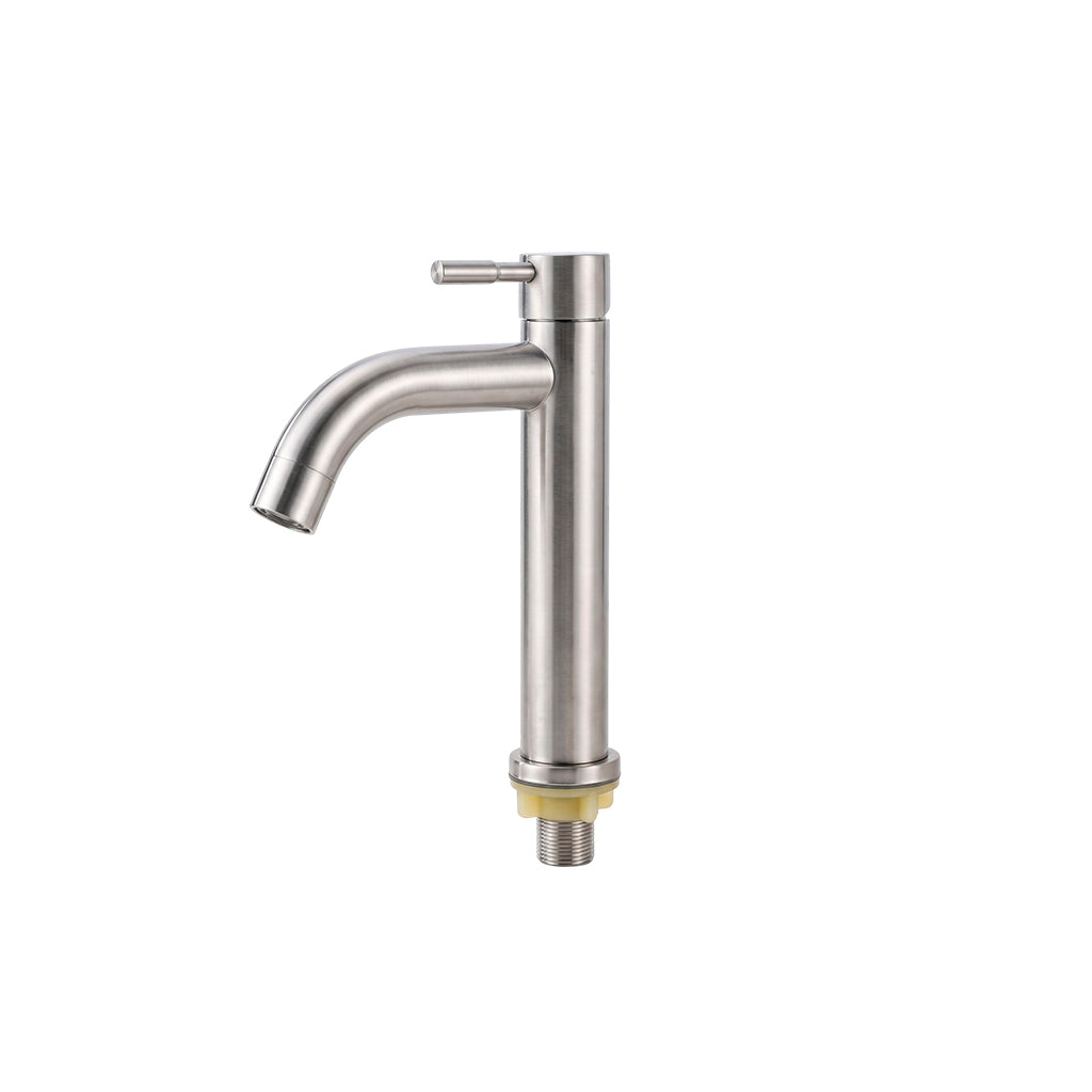 Llave lavamanos individual corta manilla tipo palito Solvex