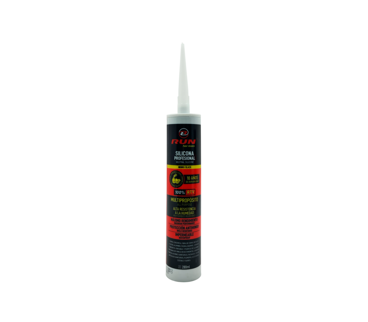 Silicon profesional neutro 280 ml Run