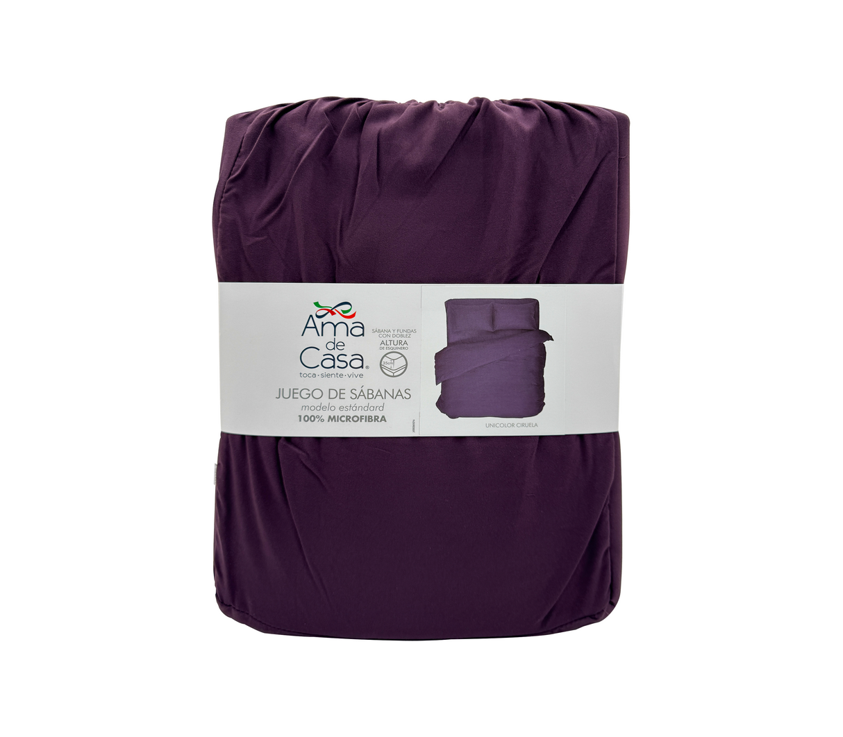 Sábana Queen Unicolor Standar Ama de Casa