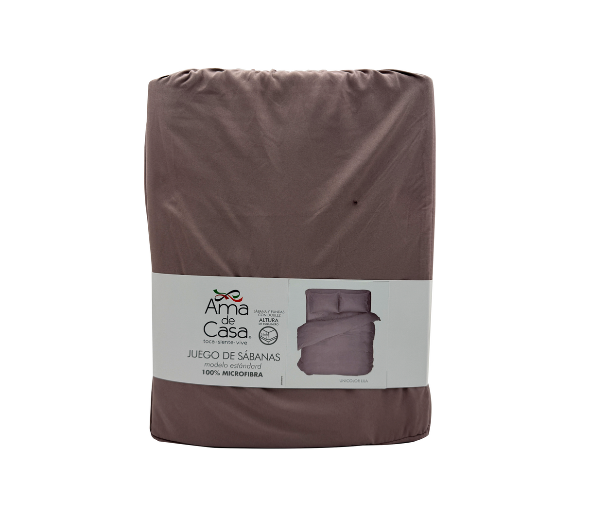 Sábana Queen Unicolor Standar Ama de Casa