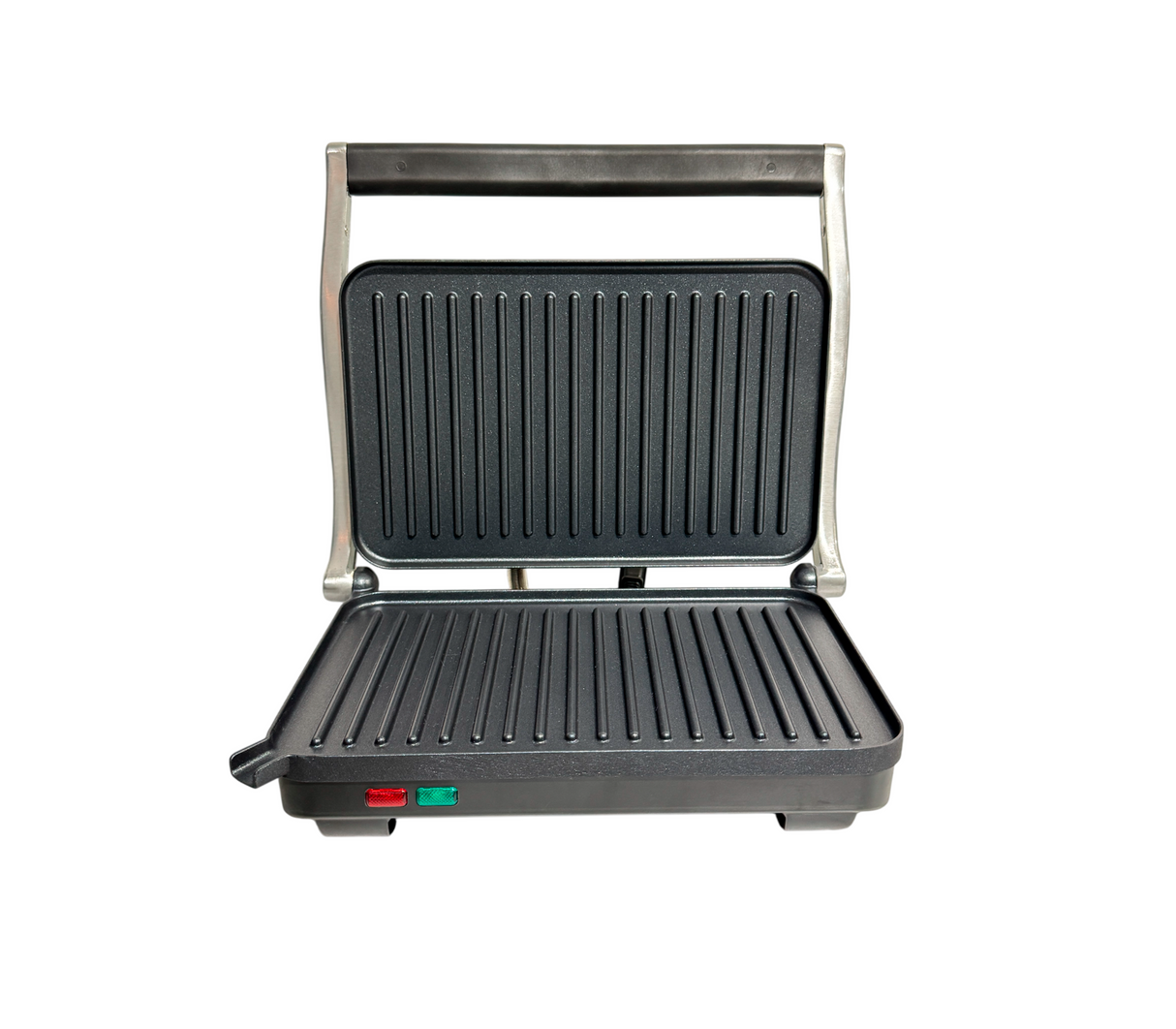 Sandwichera panini grill 1000 W plata y negro Sankey