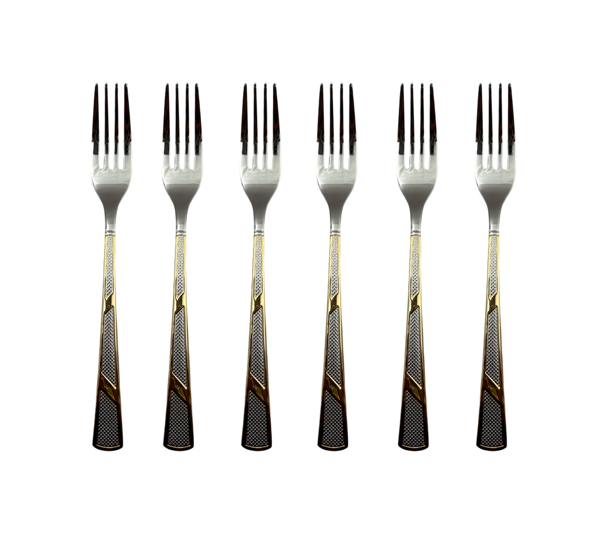 Set de 6 tenedores bordado dinette Pamorde