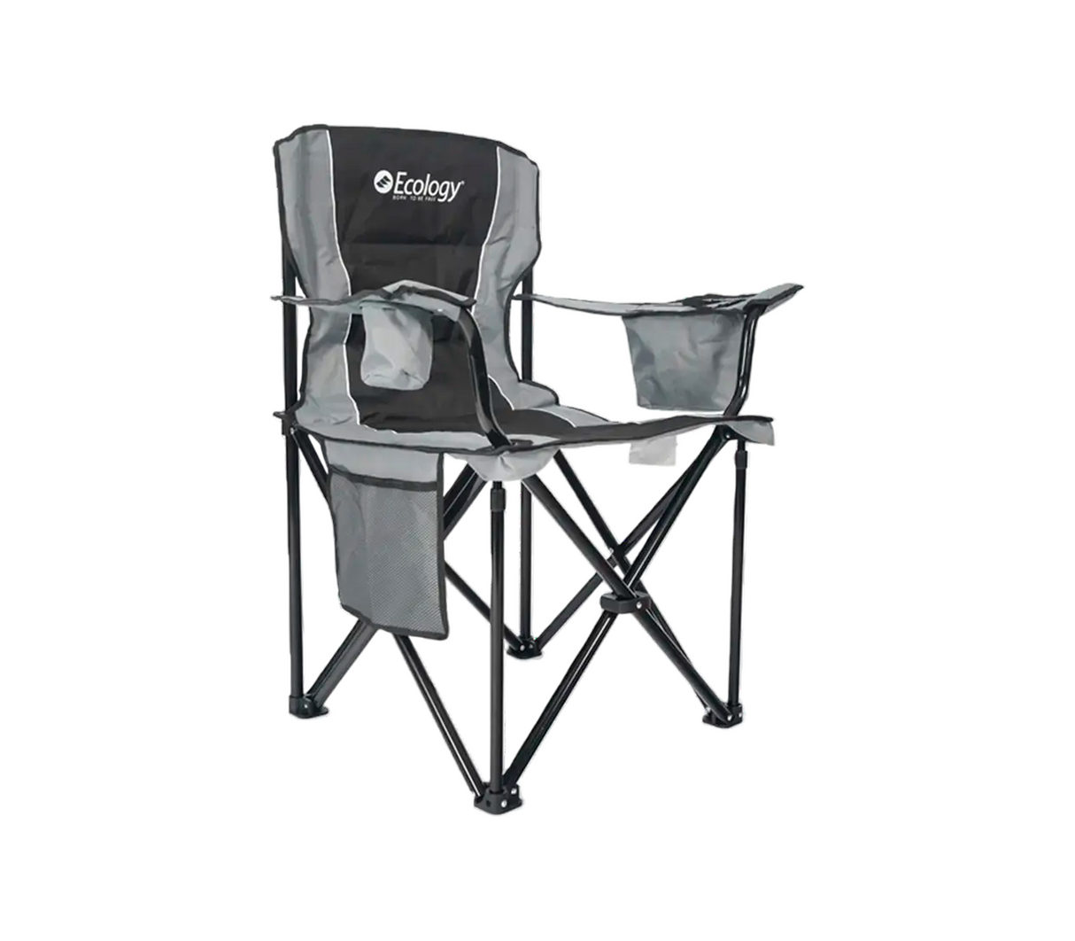 Silla playera plegable xxl comfort v2 con padding gris Ecology